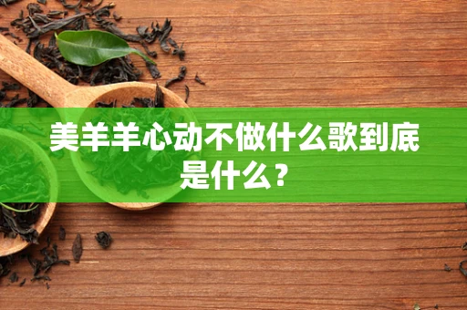 美羊羊心动不做什么歌到底是什么？