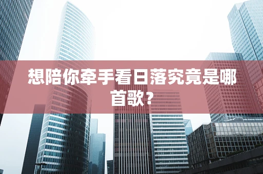 想陪你牵手看日落究竟是哪首歌？
