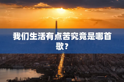 我们生活有点苦究竟是哪首歌？