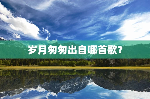 岁月匆匆出自哪首歌？