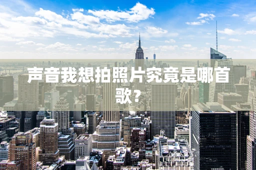 声音我想拍照片究竟是哪首歌？