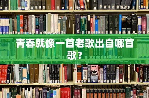 青春就像一首老歌出自哪首歌？