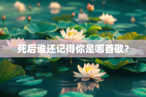 死后谁还记得你是哪首歌？