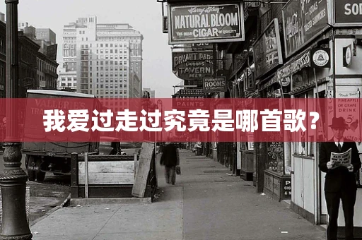 我爱过走过究竟是哪首歌？