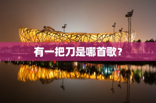 有一把刀是哪首歌？