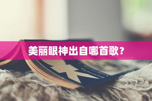 美丽眼神出自哪首歌？
