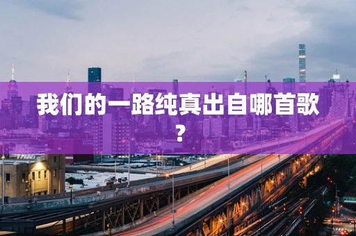 我们的一路纯真出自哪首歌？