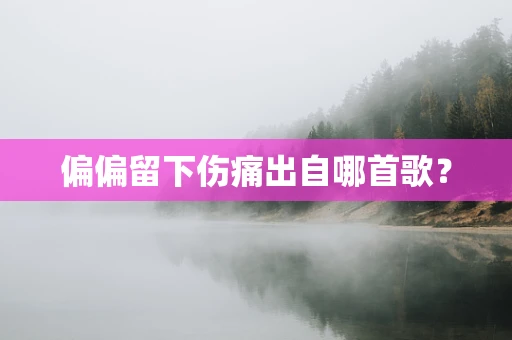 偏偏留下伤痛出自哪首歌？