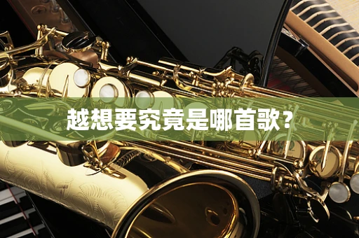 越想要究竟是哪首歌？