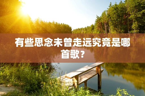 有些思念未曾走远究竟是哪首歌？