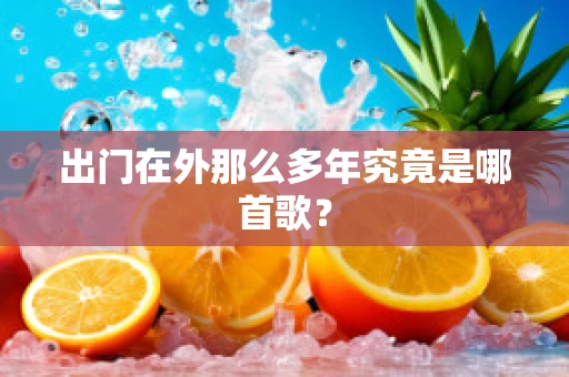 出门在外那么多年究竟是哪首歌？