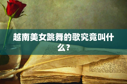 越南美女跳舞的歌究竟叫什么？