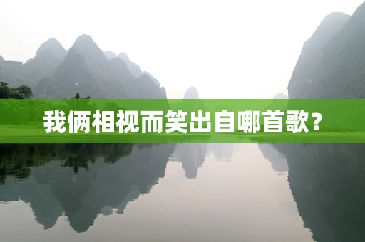 我俩相视而笑出自哪首歌？