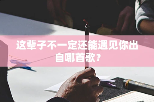 这辈子不一定还能遇见你出自哪首歌？