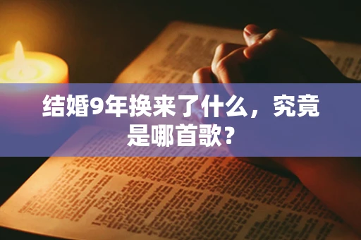 结婚9年换来了什么，究竟是哪首歌？