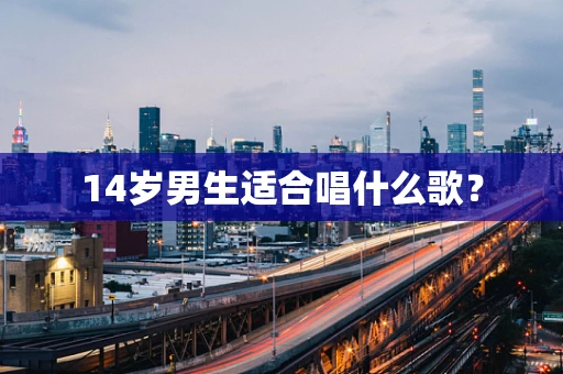 14岁男生适合唱什么歌？
