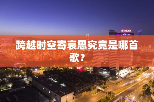 跨越时空寄哀思究竟是哪首歌？