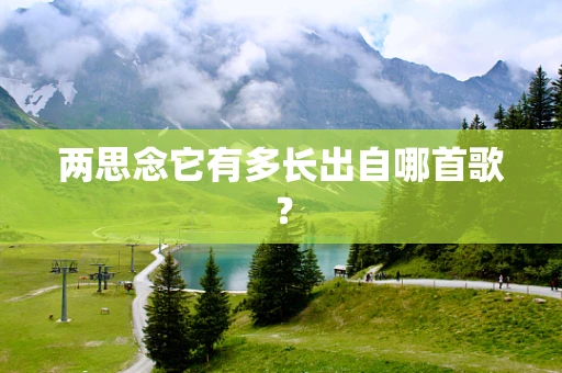 两思念它有多长出自哪首歌？