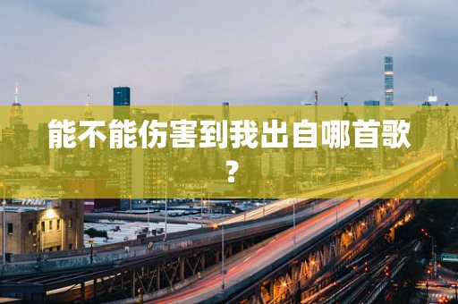 能不能伤害到我出自哪首歌？