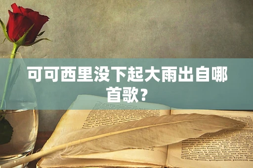 可可西里没下起大雨出自哪首歌？