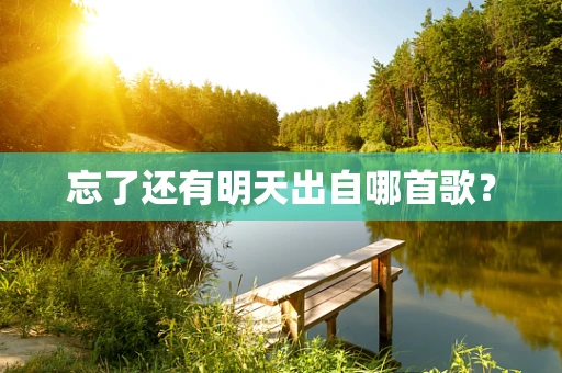 忘了还有明天出自哪首歌？