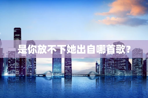 是你放不下她出自哪首歌？