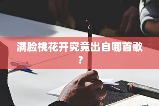 满脸桃花开究竟出自哪首歌？