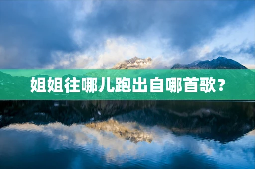 姐姐往哪儿跑出自哪首歌？