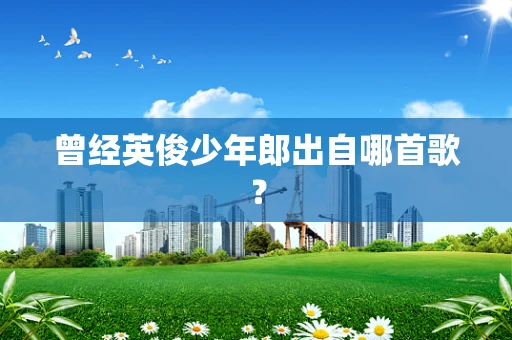 曾经英俊少年郎出自哪首歌？