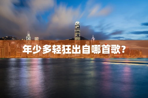 年少多轻狂出自哪首歌？