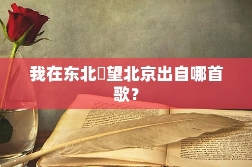 我在东北瞭望北京出自哪首歌？
