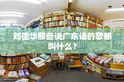 刘德华那些说广东话的歌都叫什么？