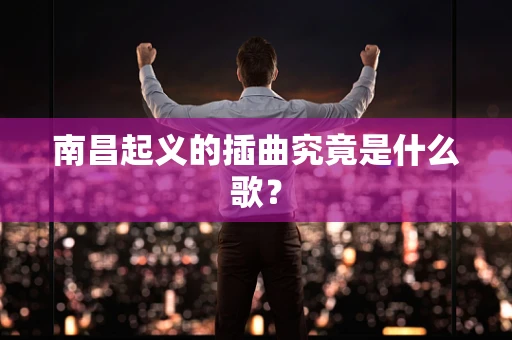 南昌起义的插曲究竟是什么歌？