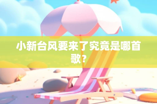 小新台风要来了究竟是哪首歌？