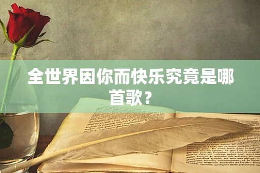 全世界因你而快乐究竟是哪首歌？