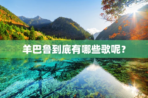 羊巴鲁到底有哪些歌呢？