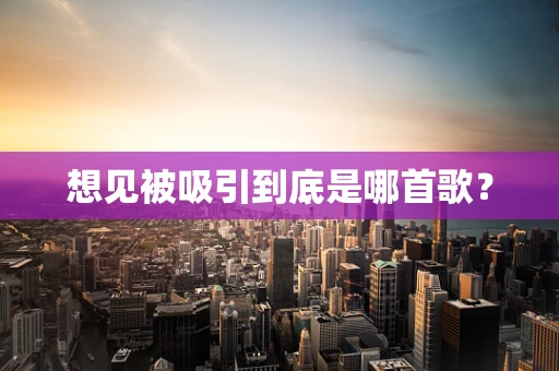 想见被吸引到底是哪首歌？