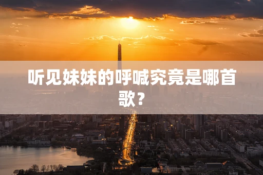 听见妹妹的呼喊究竟是哪首歌？
