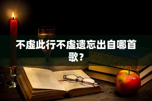不虚此行不虚遗忘出自哪首歌？