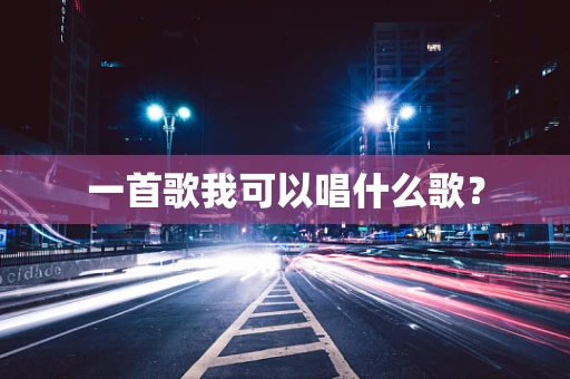 一首歌我可以唱什么歌？