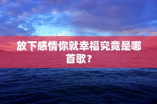 放下感情你就幸福究竟是哪首歌？