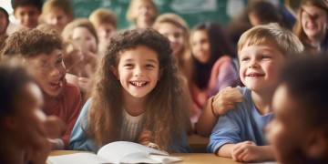 学生们幸福的笑脸出自哪首歌？